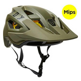 Casco Bicicleta Speedframe Mips Verde Fox