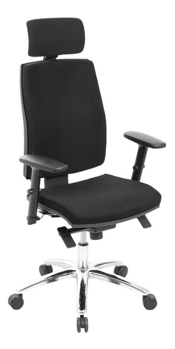 Silla De Oficina Premium Valledupar Cromo Italiana