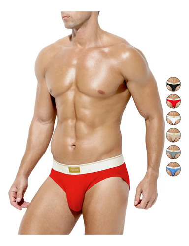 Trusas Hombre 6 Piezas Briefs Hombre Algodón Arjen Kroos