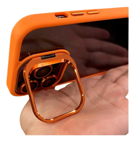 Case Para iPhone Funda Soporte Protector Anillo Cámara Lujo