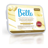 Cera Quente Barra Chocolate Branco Premium Depil Bella 800g