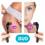 2x Dermaroller Drs® Mesoroller Rostro 0.5 Mm + Cuerpo 1.5 Mm