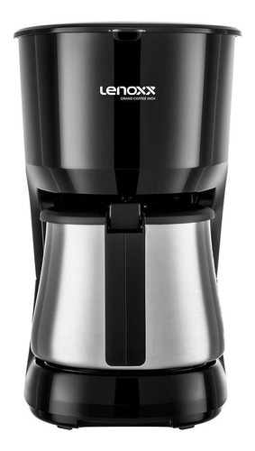 Cafeteira Eletrica Lenoxx Jarra Inox Preta Com Filtro 127v