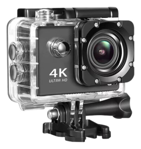 Câmera De Ação 4k Esportes Capacete Moto Mergulho Acessórios