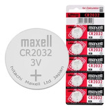  Pila Maxell Cr2032 Voltaje 3v Batería De Litio - Pack X5