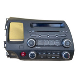 Rádio Som Cd Player Original New Civic 07 A 11 + Ar