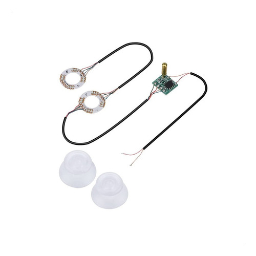 Mod Kit Rgb + Hongos Clear Para Joystick Ps4 Modding