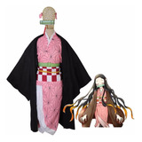 Disfraz Para Mujer De Kamado Nezuko Con Bambú