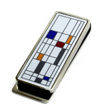 Money Clip, Porta Billetes White, En Acero, Original.