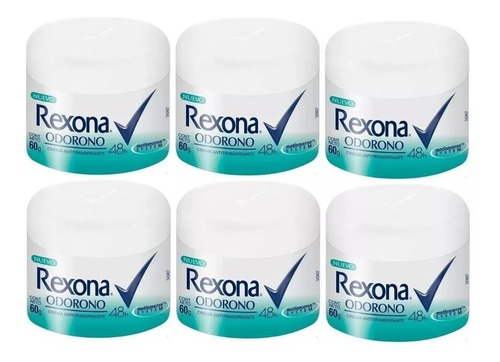 Odorono Rexona Desodorante Antitranspirante En Crema X 6 