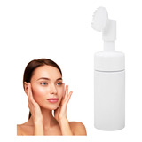 Frasco Pump Espuma Escovinha De Limpeza Facial Massageadora 