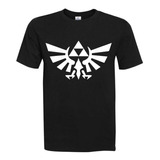 Polera En B&n Zelda Para Hombre 100% Algodón