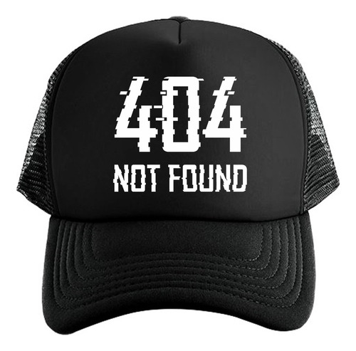 Gorra Black Unisex De Malla Error 404 Not Found