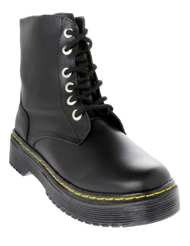 Bota Botin Plataforma Rocker Militar Combat Moda Dama Oferta