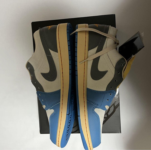 Zapatillas Nike Air Jordan 1 Low Vintage Unc Grey - Us 8