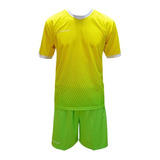 Set Camiseta + Short Ho Soccer Torm Amarillo - Verde