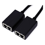 30 M Hdmi Sobre Rj45 Cat5e Cat6 Lan Ethernet Balun Extensor