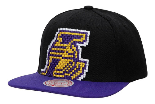 Gorra Mitchell And Ness 8 Bit Xl  Los Angeles Lakers