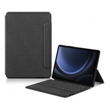 Teclado De Capa De Livro Para Samsung Galaxy Tab S9 11/s9 Fe