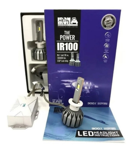 Kit Cree Led H1 Canbus Iron Csp Led Alta Gama Sin Error