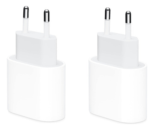 Kit 2 Fontes 20w Usb-c Original Apple