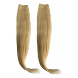 Mega Hair Fita Adesiva Invisivel Loiro 60cm - Kit Com 150gr