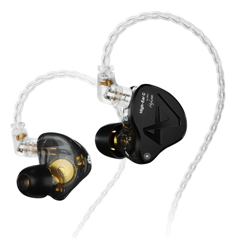 Audífonos Monitores Ikko High Ear C Híbridos 1dd + 4ba