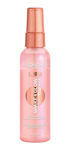 Loreal Paris Makeup Lumi Shake And Glow Dew Mist, Hydrating