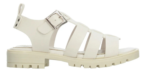 Sandalias Blasito Niña Blanco Juvenil Hebilla Tacón T18-26