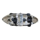 Kayak Pesca + Motor + Remo + 2 Porta Cañas + Asiento Fishman