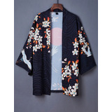 Camisa Tipo Kimono Para Hombre  Disfraz De Samurái Haori Yuk