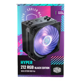 Refrigerador De Cpu Cooler Master Hyper 212 Black Rgb 1151 Am4 P