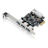 Placa Pci Express Usb 3.0 Com 3 Portas Frontais - Ga130