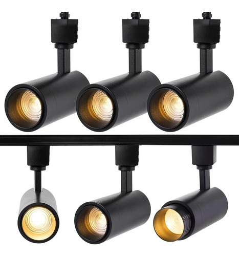 Eaglod Cabezales De Riel Led H De 15 W, Accesorios De Riel L