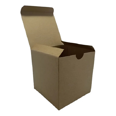 Cajas Para Mini 10x10x10 Cms Kraft Con 50 Cajitas
