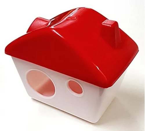 Casa Casita Hamster Sirio Topo Ruso Plastica 10cmx6,5cmx11cm
