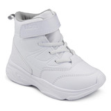 Tenis Bota Escolar Deportivo Infantil Antideslizantes Velcro