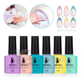 Gama De Gel Semipermanente Mussa® 6 Esmaltes Para Uñas Uv Color Gama M