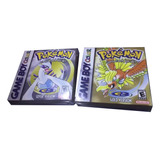 2 Cajas Custom Pokemon Silver Y Gold