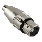 Adaptador Canon Hembra A Rca Hembra Metalico Dj Calidad Htec