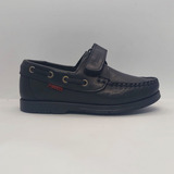 Zapato Colegial Marcel Con Velcro