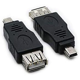 Adaptador Otg Ruiguyouxuan Usb A Hembra A Mini Usb -negro