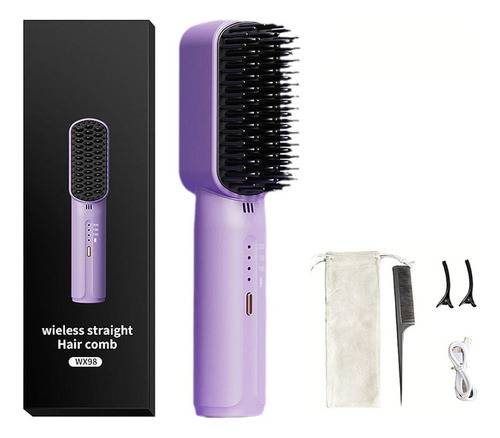 Mini Comb Portátil Wireless Hair Straightener