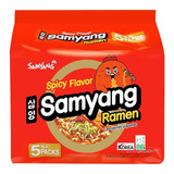 Ramen Coreano Picante Samyang Spicy Multi  5 Piezas 135g