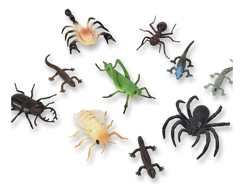Bichos E Insectos De Juguete Nature Bound Toys, Caja Con Fig