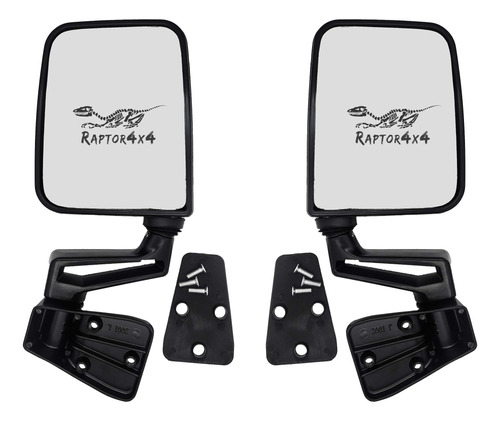 Kit De Espejos Retrovisor Jeep Wrangler Tj 97-06 Y Yj 87-95