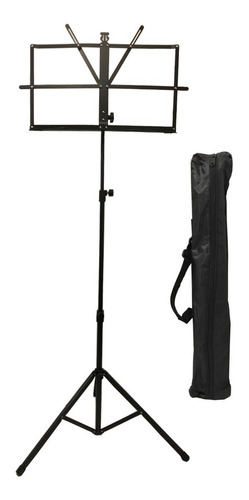 Atril Metálico Partitura Plegable  + Funda