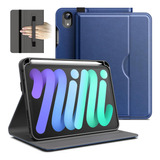 Jetech Funda P/ iPad Mini 6 (8,3 Pulgadas) Modelo 2021 Azul