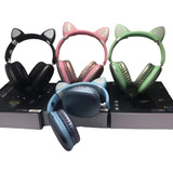 Fone De Ouvido Headset Bluetooth Gatinha Monster C/ Led Rgb*