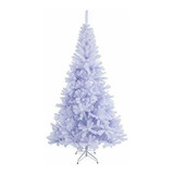 Arbol De Navidad Artificial Blanco Premium 2.2m 1.400 Puntas